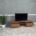 مدل میز تلویزیون دیواری ساده و شیک، میز تلویزیون ریحانه