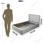 آدمک تخت خواب 120 شوپارد یک و نیم نفره | گامی نو