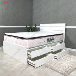 تخت خواب، تخت ، تخت خواب دو نفره، تخت خواب ساده و شیک، تخت خواب دو نفره عروس و داماد تخت خواب عروسی، تخت خواب حافظ