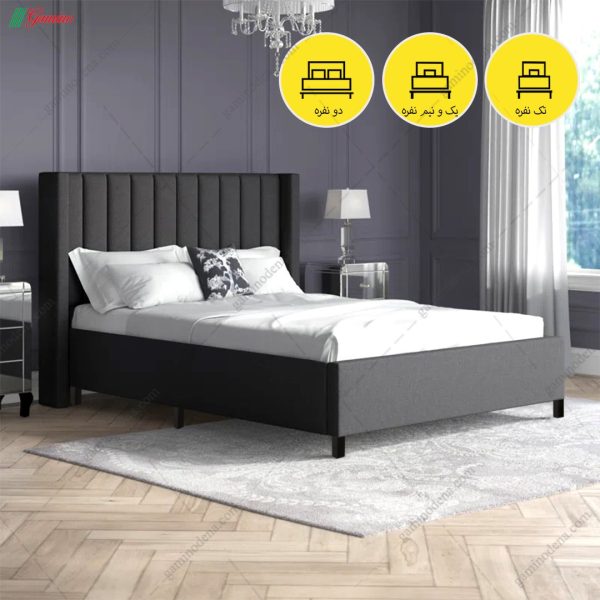 تخت خواب، تخت ، تخت خواب دو نفره، تخت خواب ساده و شیک، تخت خواب دو نفره عروس و داماد تخت خواب مدرن، تخت خواب کاملیا