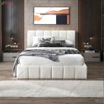 تخت خواب، تخت ، تخت خواب دو نفره، تخت خواب ساده و شیک، تخت خواب دو نفره عروس و داماد تخت خواب عروس، تخت خواب نسترن