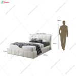 تخت خواب، تخت ، تخت خواب دو نفره، تخت خواب ساده و شیک، تخت خواب دو نفره عروس و داماد تخت خواب دو نفره مدرن، تخت خواب عروس، تخت خواب نسترن