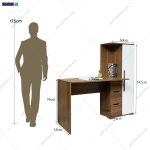 میز تحریر مینیمال، میز تحریر ام دی اف، میز تحریر فلزی، خرید میز تحریر، میز تحریر ارزان، ساخته شده در مجموعه گامی نو