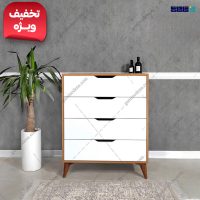 دراور 4 کشو آلوا، خرید دراور ارزان