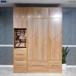 مدل کمد لباس چوبی جدید، عکس کمد لباس، کمد لباس دخترانه، کمد لباس 3 تکه نبات