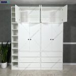 مدل کمد لباس چوبی جدید، عکس کمد لباس، کمد لباس دخترانه، کمد لباس نیکسام