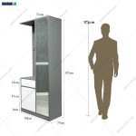 جاکفشی جدید، جاکفشی لاکچری، جاکفشی آینه دار جدید جاکفشی ایستاده، جاکفشی و جالباسی رز، ساخته شده در مجموعه گامی نو