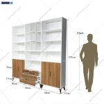 کتابخانه، شلف کتابخانه، ساخته شده در مجموعه گامی نو