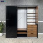 مدل کمد لباس چوبی جدید، عکس کمد لباس، کمد لباس دخترانه، کمد لباس، کمد لباس جدید، ساخته شده در مجموعه گامی نو