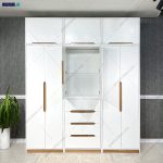 مدل کمد لباس چوبی جدید، عکس کمد لباس، کمد لباس دخترانه، کمد لباس هانیه تولید شده در مجموعه ی گامی نو دنا