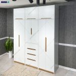 مدل کمد لباس چوبی جدید، عکس کمد لباس، کمد لباس دخترانه، کمد لباس هانیه تولید شده در مجموعه ی گامی نو دنا