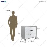 دراور 3 کشو آلوا