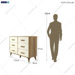 دراور 6 کشو نیکیتا ساخته شده در مجموعه گامی نو