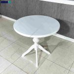 میز گرد دو نفره تنها بابونه