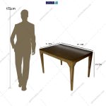 میز ناهارخوری چوبی، میز ناهار خوری نیلوفر