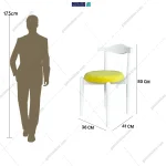 صندلی چوبی ناهار خوری مدل نهال - Image 4