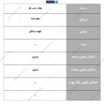 میز ناهارخوری چوبی، میز ناهار خوری نیلوفر
