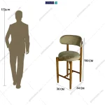 صندلی اپن چوبی آرشام