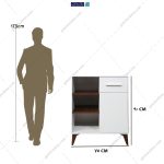 میز کنسول سفید، میز کنسول جدید، میز کنسول یارا، ساخته شده در مجموعه گامینو