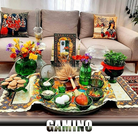 دکوراسیون عید با رنگ سبز