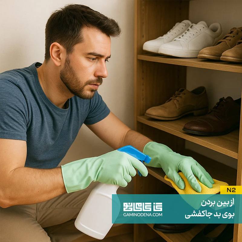 روش‌ های مؤثر برای از بین بردن بوی بد جاکفشی