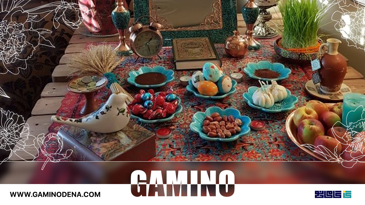 طراحی دکوراسیون عید با تم روستیک