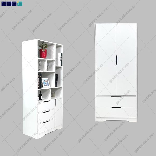 ست کمد و کتابخانه کشویی آلاله