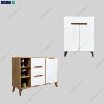 ست کنسول و جاکفشی آپارتمانی بلور