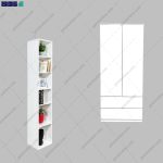 ست کمد و کتابخانه مدرن سانیل