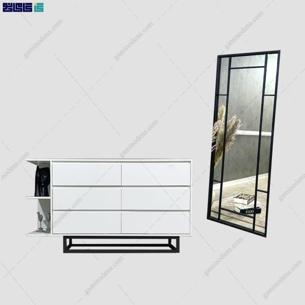 ست دراور و آینه ایستاده فیروزه