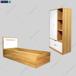 ست کمد و تخت خواب مدرن رکسانا