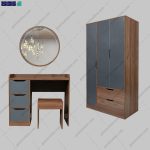 ست کمد و میز آرایش آپارتمانی آنیدا