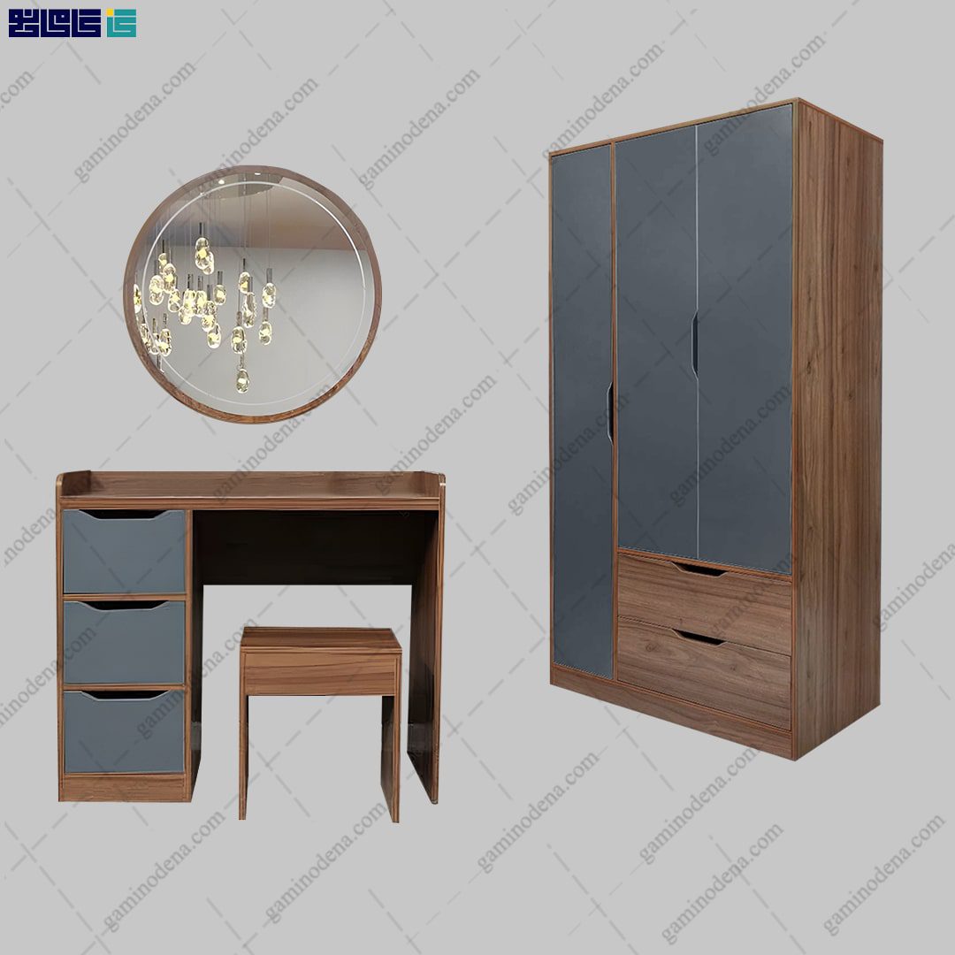 ست کمد و میز آرایش آپارتمانی آنیدا