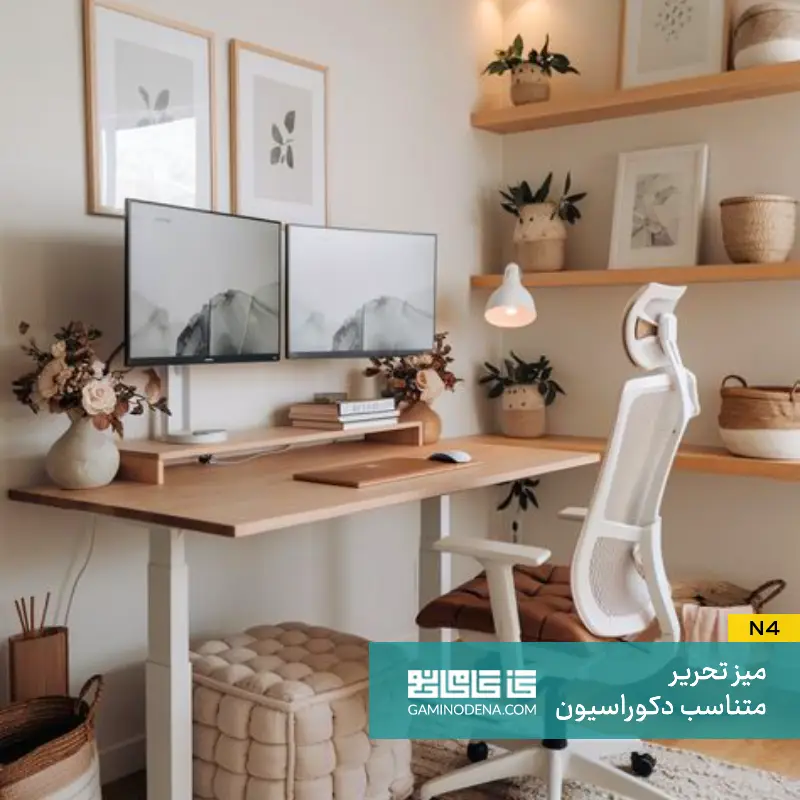میز تحریر هماهنگ با دکوراسیون