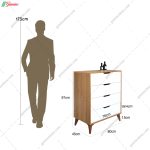 ست میز تحریر و دراور آذرخش