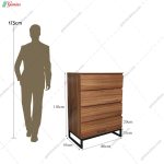 ست دراور و آینه فلزی شمیم