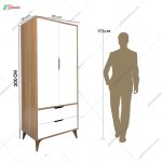 ست کمد و تخت خواب ساده و شیک بهناز