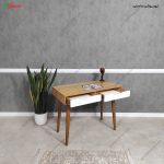 ست میز تحریر و کتابخانه آپارتمانی بلوط
