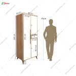 ست کمد و میز تحریر کشویی ایساتیس