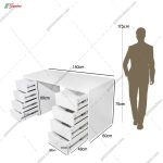 ست کمد و میز تحریر آپارتمانی آرمان