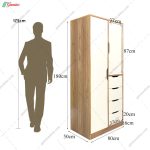 ست کمد و میز آرایش کشویی نویان