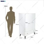 ست کمد و کتابخانه کوچک دیارا