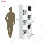 ست میز تحریر و کتابخانه مدرن برنا