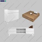 ست میز تلویزیون، کنسول و جلومبلی اروند