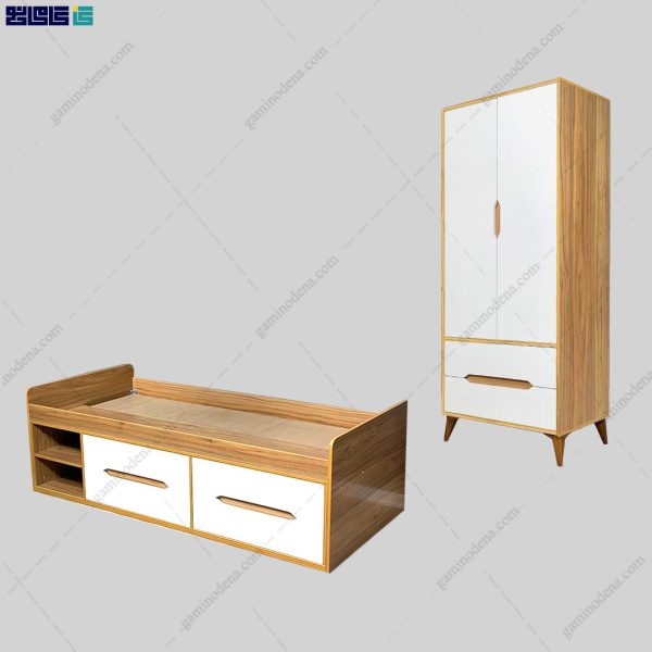 ست کمد و تخت خواب مدرن کشودار ماهور