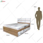 ست کمد و تخت خواب کشودار کارینو