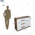 ست کمد و دراور ایکیا آنا