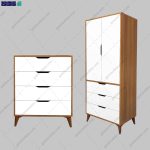 ست کمد و دراور مدرن ستیا