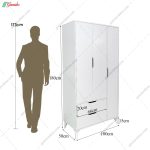 ست کمد و میز آرایش آپارتمانی آنلی