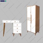 ست کمد و میز آرایش لاکچری افرا